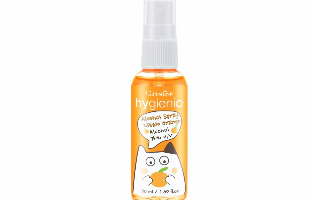 Giffarine Hygienic Alcohol Spray Little Orange สเปรย์แอลกอออลล์เด็ก ปลอดภัย หอมสดชื่น