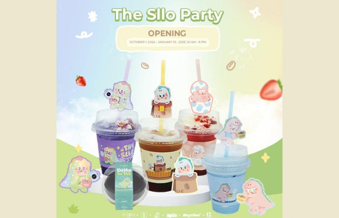 AT FIRST X THE SLLO  pop-up Café พบกับเมนูเครื่องดื่มและขนมสุดคิ้วท์ได้แล้ววันนี้