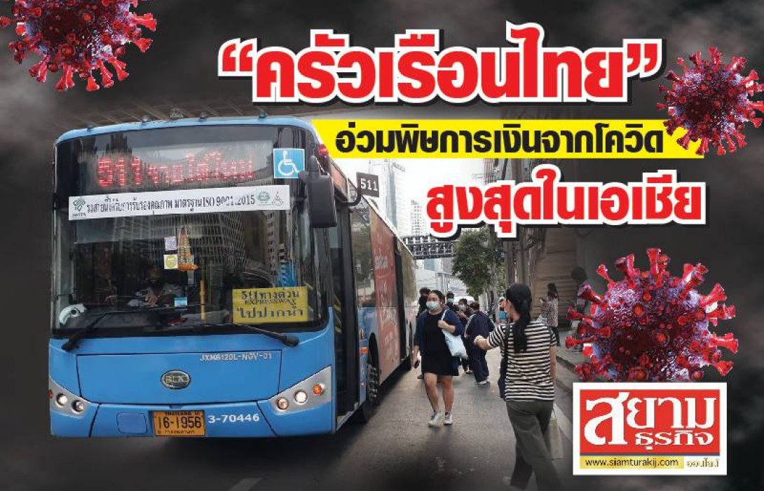“ครัวเรือนไทย” อ่วมพิษการเงินจากไวรัสโควิดสูงกว่าประเทศอื่นในเอเชีย 