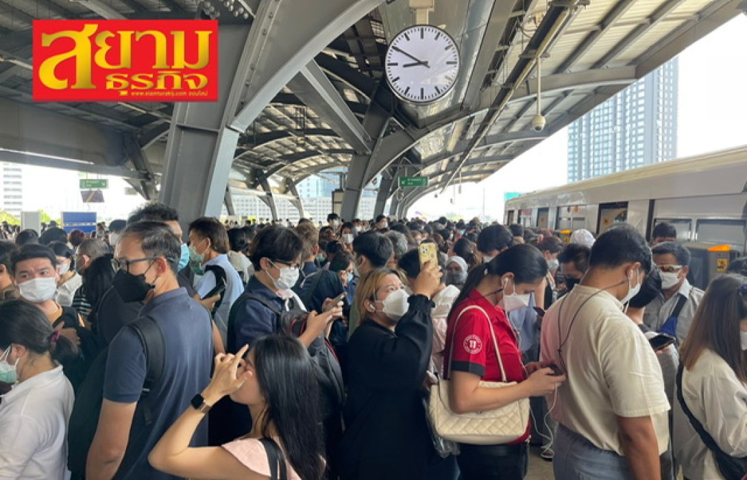 บีทีเอส ชี้แจง! รถไฟฟ้าขัดข้องสถานีห้าแยกลาดพร้าว – หมอชิต ขออภัยในความไม่สะดวก