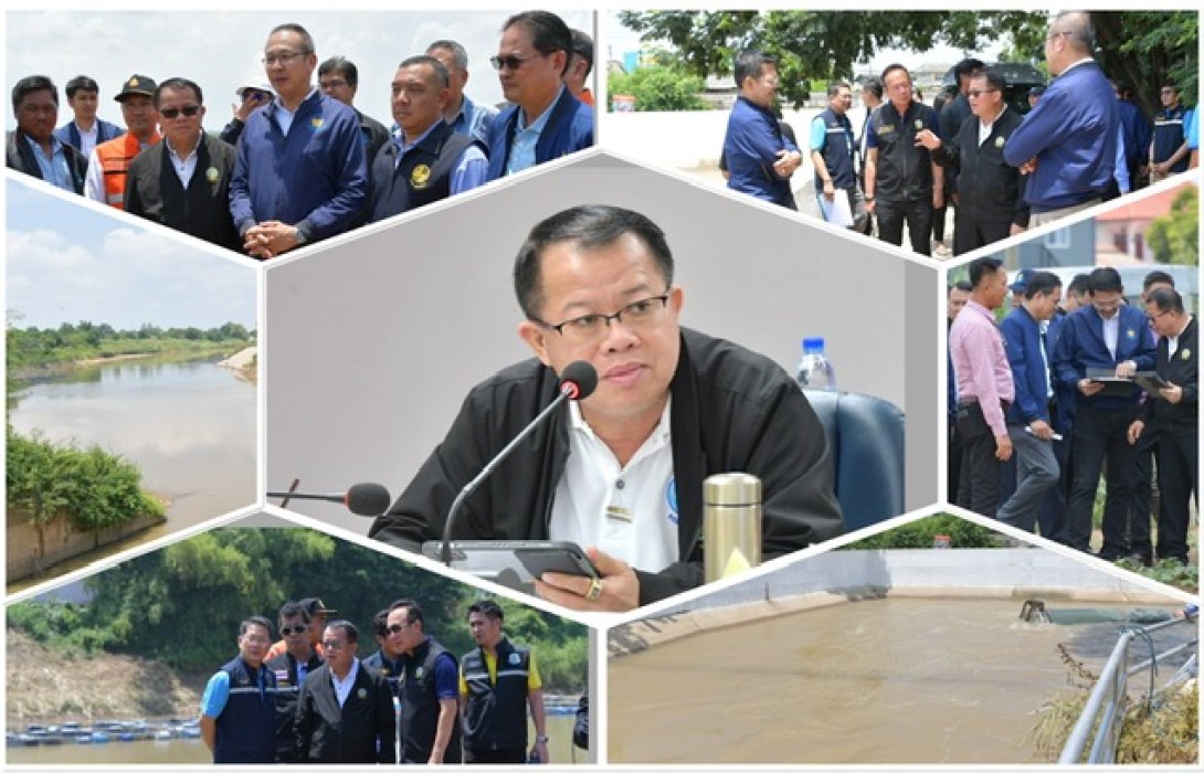 ชป.ร่วมลงพื้นที่ติดตามสถานการณ์น้ำรับมือเอลนีโญ พื้นที่จังหวัดนครสวรรค์