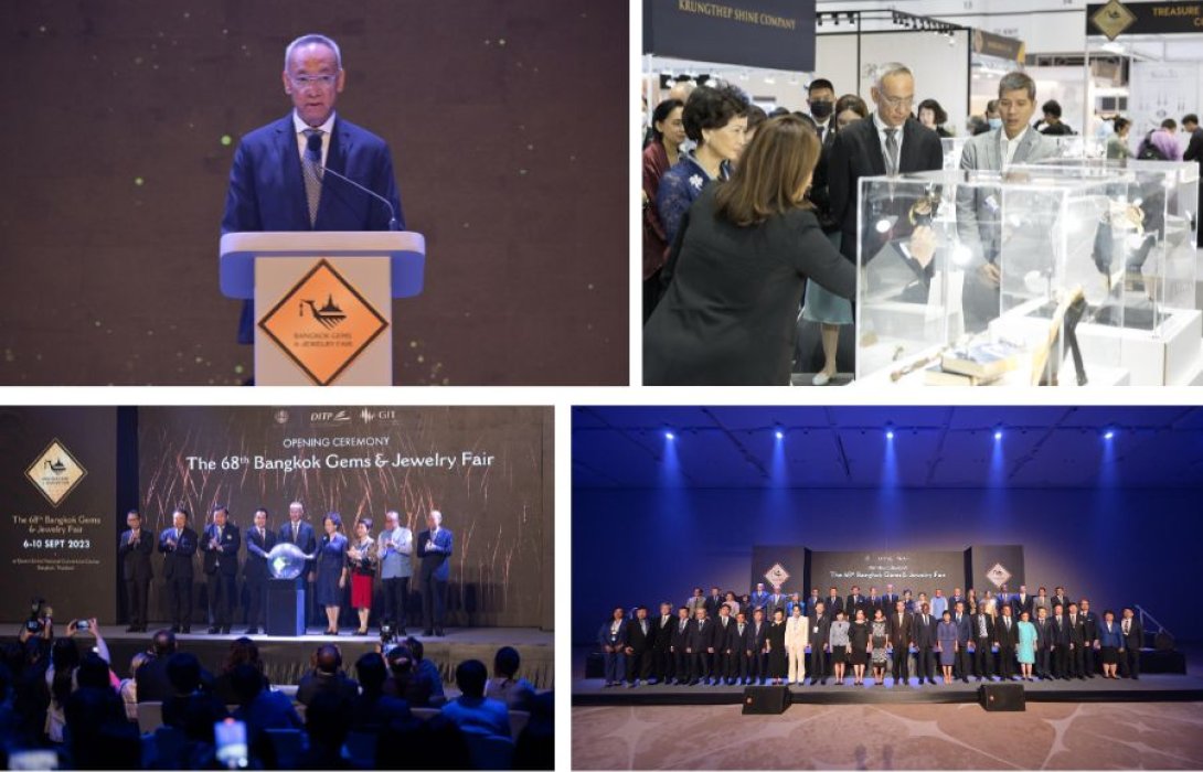 ‘พาณิชย์’ จัดงานบางกอกเจมส์ ครั้งที่ 68 คาดเงินสะพัดกว่า 3,000 ล้านบาท ผลักดันขับเคลื่อนการส่งออกอัญมณีและเครื่องประดับไทยสู่ตลาดโลก