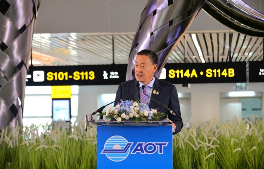 'เศรษฐา' เปิดใช้อาคาร SAT-1 หวังรองรับผู้โดยสารเพิ่ม 60 ล้านคน