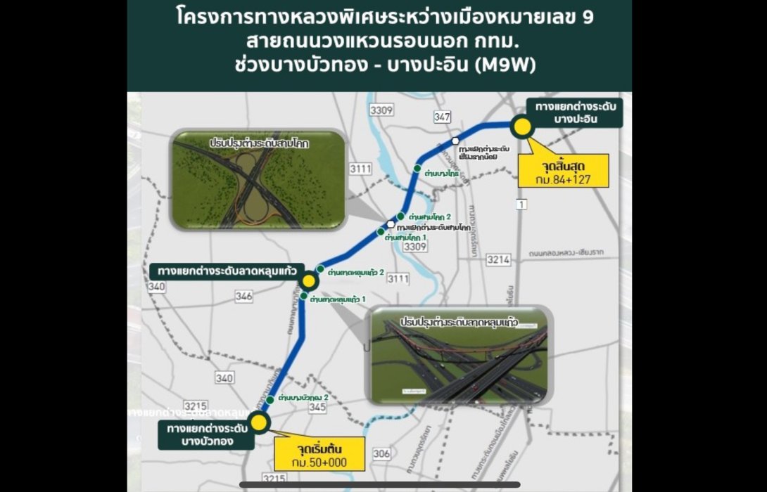 กรมทางหลวง เตรียม ชง ครม. ไฟเขียวโครงการมอเตอร์เวย์ 