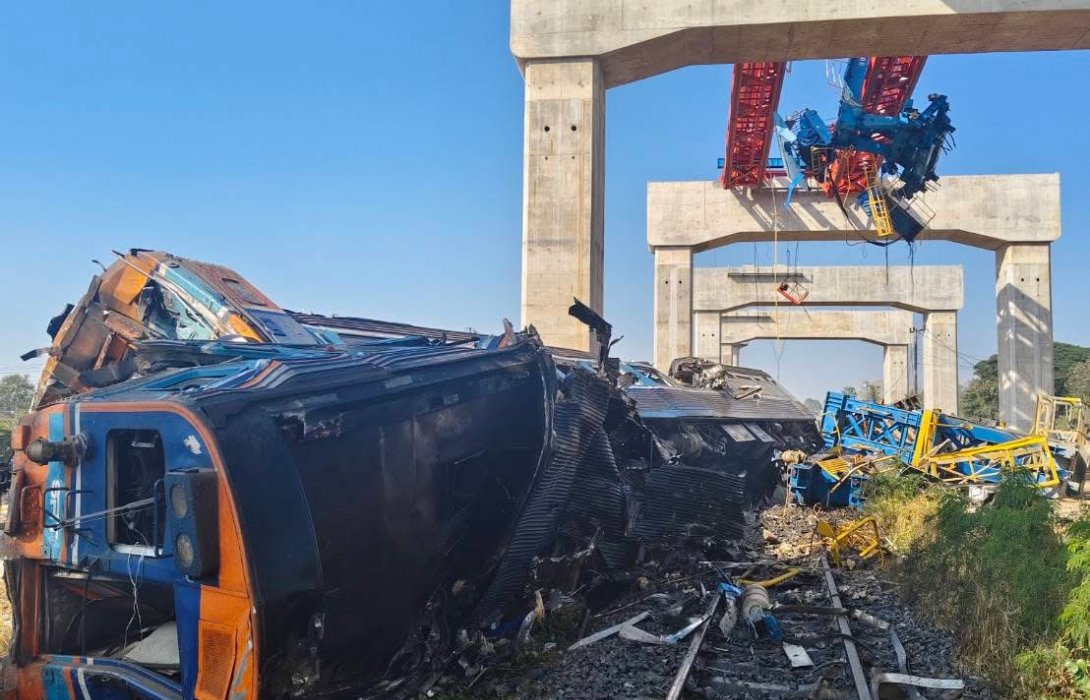 กรมรางฯ เร่งสอบเหตุเครนโครงการรถไฟความเร็วสูงถล่มทับขบวนรถ ย้ำยกระดับความปลอดภัยสูงสุ