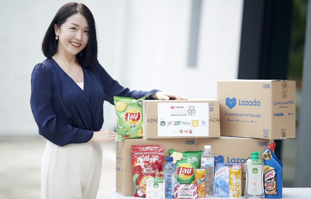 “ลาซาด้า” จัดแคมเปญช้อปสุดยิ่งใหญ่ พร้อมผนึก 9 แบรนด์ พันธมิตรบน LazMall ส่งความห่วงใยสู่ผู้ได้รับผลกระทบจากโควิด-19 ผ่านกล่อง 