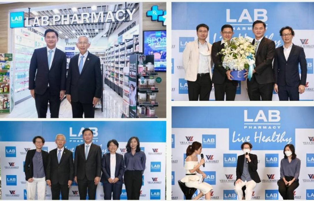 “LAB Pharmacy” ผนึก “วิลล่า มาร์เก็ต” ผุด LAB Healthy Market @ Velaa Langsuan ลุยเดินหน้าขยายสาขาที่ 21 ตอบโจทย์ไลฟ์สไตล์คนรุ่นใหม่ 