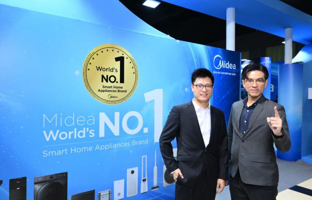 Midea ประกาศเชื่อมั่นตลาดในไทย วางงบลงทุน 10 ล้านเหรียญสหรัฐฯ ลุยออกผลิตภัณฑ์เครื่องใช้ไฟฟ้าในบ้านกลุ่ม AI Smart Master พร้อมขยายช่องทางจำหน่าย ตั้งเป้าเพิ่มสาขา Midea Pro Shop ครบ 130 แห่งทั่วประเทศภายในปีนี้
