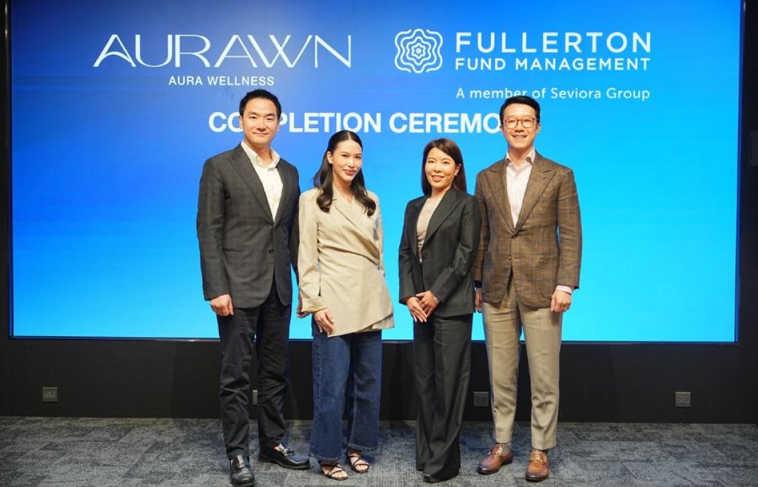Aura Wellness โชว์แกร่ง กวาดรายได้ปี 2568 โตพุ่ง 81% แตะ 1,746 ล้านบาท ดึง Fullerton Fund Management ร่วมทุนปั้นไทยสู่ World Wellness Destination  