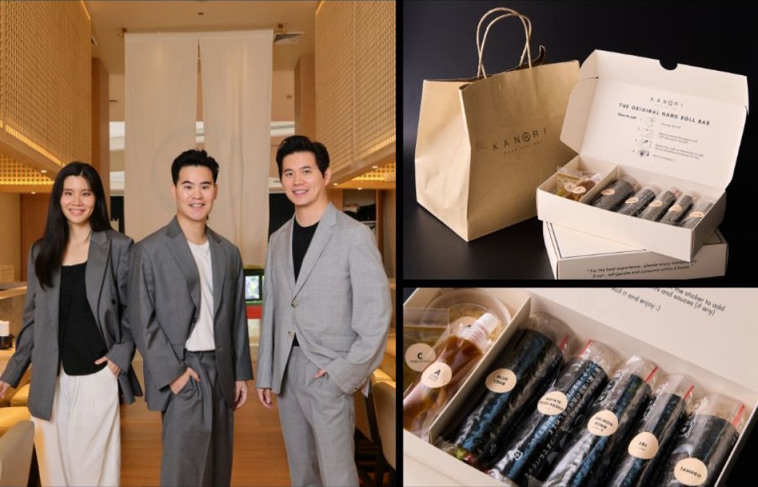 ‘KANORI Hand roll bar’ แฮนด์โรลเบอร์หนึ่งของไทย กวาดรายได้ไตรมาสแรก ‘116 ล้านบาท’ โตแรง 132%  แย้มปลายปีนี้มีแผนเปิดสาขาใหม่เพิ่มอีก 1 สาขา