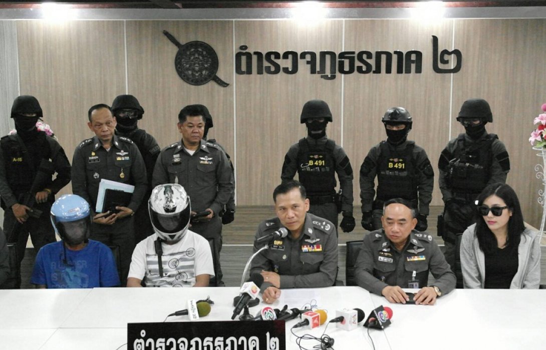 “ตร.ภ.2 รวบแล้ว 2 มือปืนยิงบนมอเตอร์เวย์”