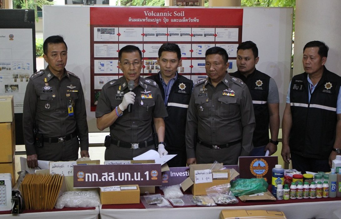 บก.น.1 แถลง 2คดี กก.สส.บก.น.1 รวบนักศึกษา มหาวิทยาลัยชื่อดัง เอเย่นต์ค้ากัญชา ขายผ่านทางเฟสบุ๊ค เว็ปไซต์ ออนไลน์ และสส.สน.สามเสน รวบ2 หนุ่ม ร่วมชิงทรัพย์ในเวลากลางคืน