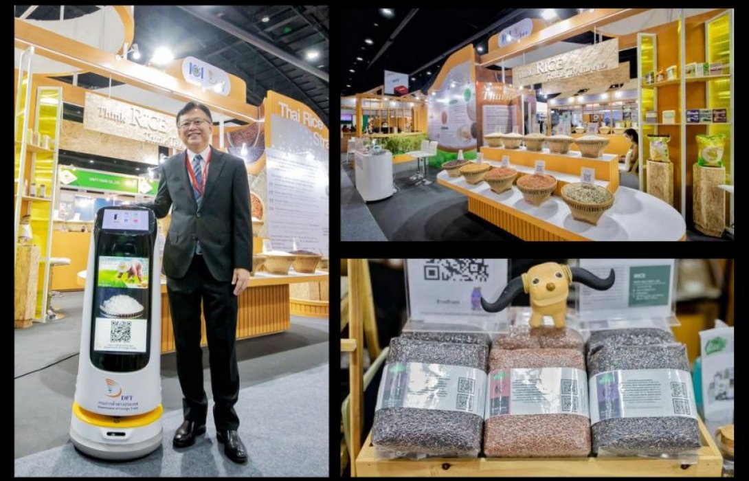 “กรมการค้าต่างประเทศ” เผย กระแสตอบรับข้าวไทยแข็งแกร่งทั้งในและต่างประเทศในงานแสดงสินค้าอาหาร 2565 (THAIFEX – ANUGA ASIA 2022 “The Hybrid Edition”) 