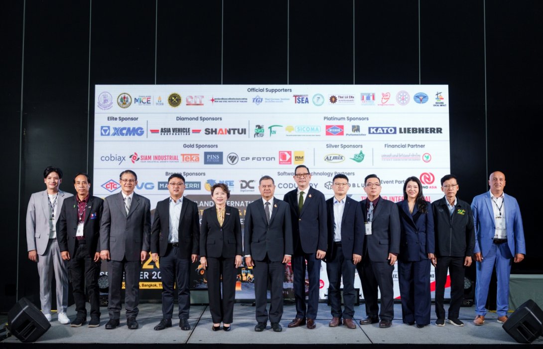 เปิดงานยิ่งใหญ่ CBA Expo 2025 และ Concrete Expo Asia 2025 แสดงสุดยอดสินค้าเครื่องจักรเพื่ออุตสาหกรรมก่อสร้าง เหมืองแร่ คอนกรีตแห่งเอเชีย คาดสร้างมูลค่าเจรจาธุรกิจราว 100 ล้านบาท