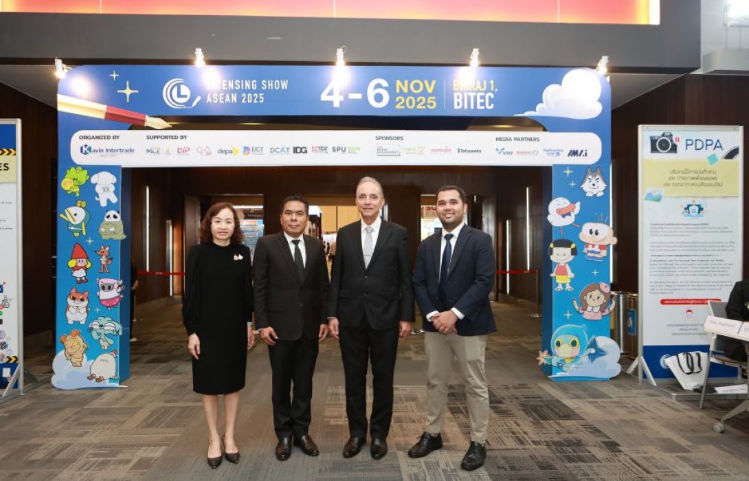เปิดฉาก Licensing Show ASEAN 2025 ที่สุดของงานแสดงสินค้าบริการด้านลิขสิทธิ์ครั้งแรกในอาเซียน  คาดมีผู้เข้าชมกว่า 2,000 คน สร้างมูลค่าเจรจาธุรกิจราว 100 ล้านบาท 