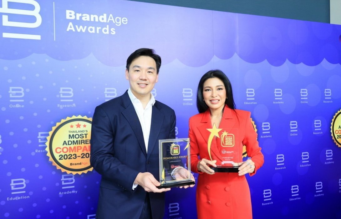 เอไอเอ ประเทศไทย คว้า 4 รางวัลสุดยอดแบรนด์และบริษัทที่น่าเชื่อถือที่สุด จากเวที Thailand's Most Admired Company และ Thailand's Most Admired Brand 2024 โดยนิตยสาร BrandAge