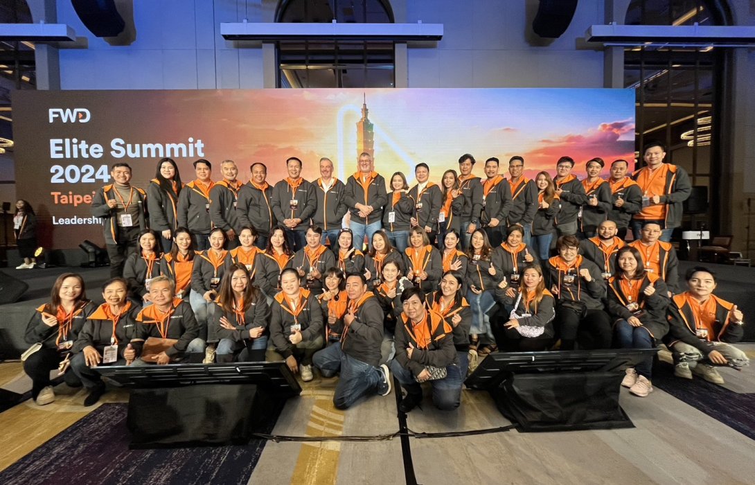 FWD ประกันชีวิต นำทีมผู้บริหารตัวแทนทุกระดับ ร่วมงาน FWD Elite Summit 2024 เพื่อเปิดประสบการณ์สู่ความก้าวหน้าและต่อยอดความสำเร็จ ณ กรุงไทเป ไต้หวัน