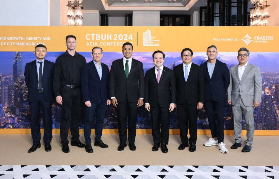 วัน แบงค็อก โชว์ศักยภาพผู้นำการพัฒนาเมืองระดับเอเชีย ในงาน CTBUH 2024 Asia Conference