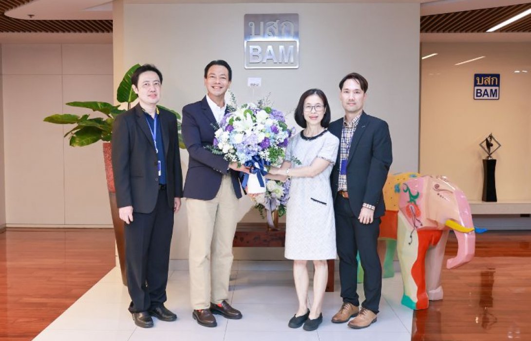 SCB ร่วมแสดงความยินดีกับตำแหน่งประธานเจ้าหน้าที่บริหาร BAM คนใหม่ พร้อมหารือความร่วมมือทางธุรกิจร่วมกัน