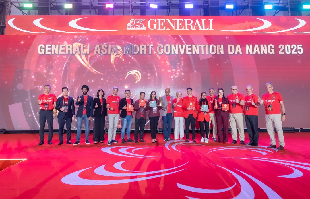 เจนเนอราลี่ ไทยแลนด์ คว้ารางวัลใหญ่ บนเวที Generali Asia MDRT Convention 2025