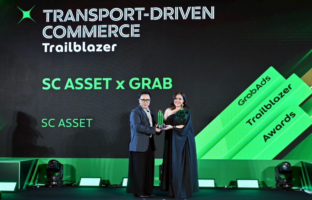 SC Asset คว้ารางวัล TRANSPORT-DRIVEN COMMERCE TRAILBLAZER บนเวที GrabAds Trailblazer Awards 2026