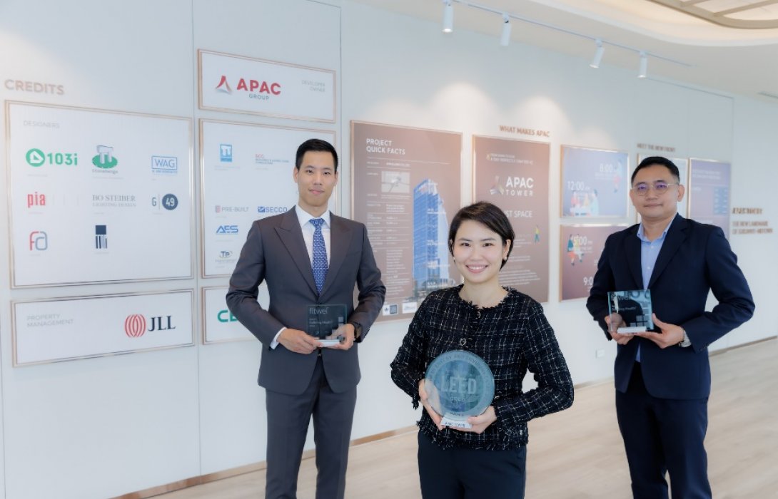 ONNEX by SCG x APAC Tower ยกระดับอาคารสุขุมวิทสู่ Landmark ใหม่  ด้วยรางวัล Fitwel Highest Score และ LEED Gold
