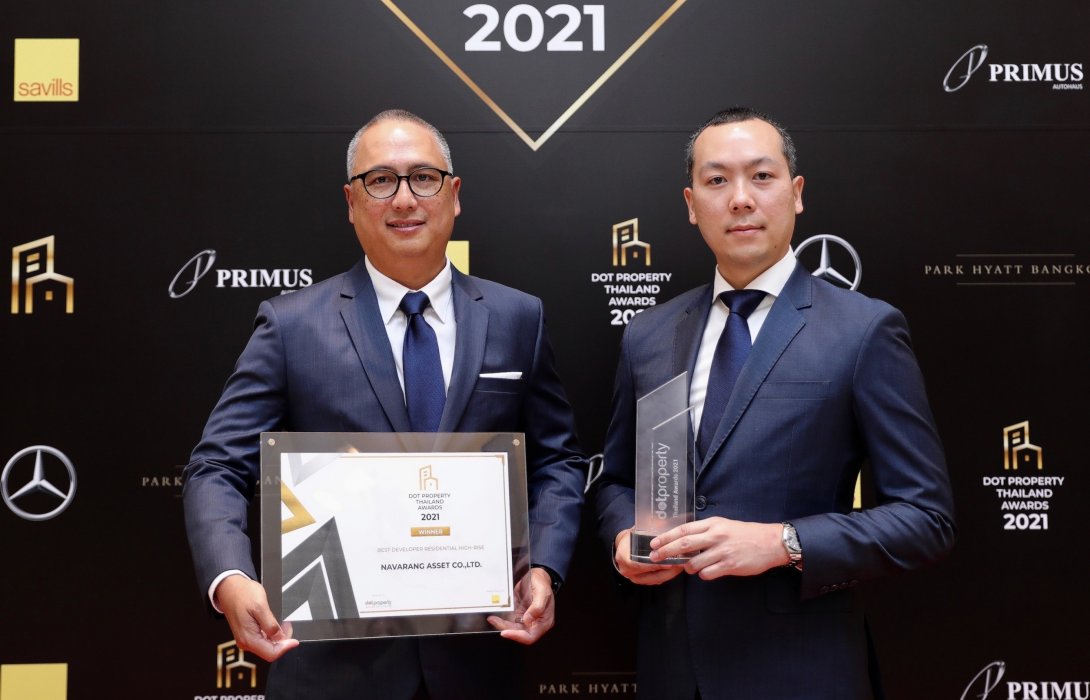 “ณวรางค์ แอสเซท” คว้ารางวัล Best Developer Residential High-Rise จากเวที DOT Property Thailand Awards 2021