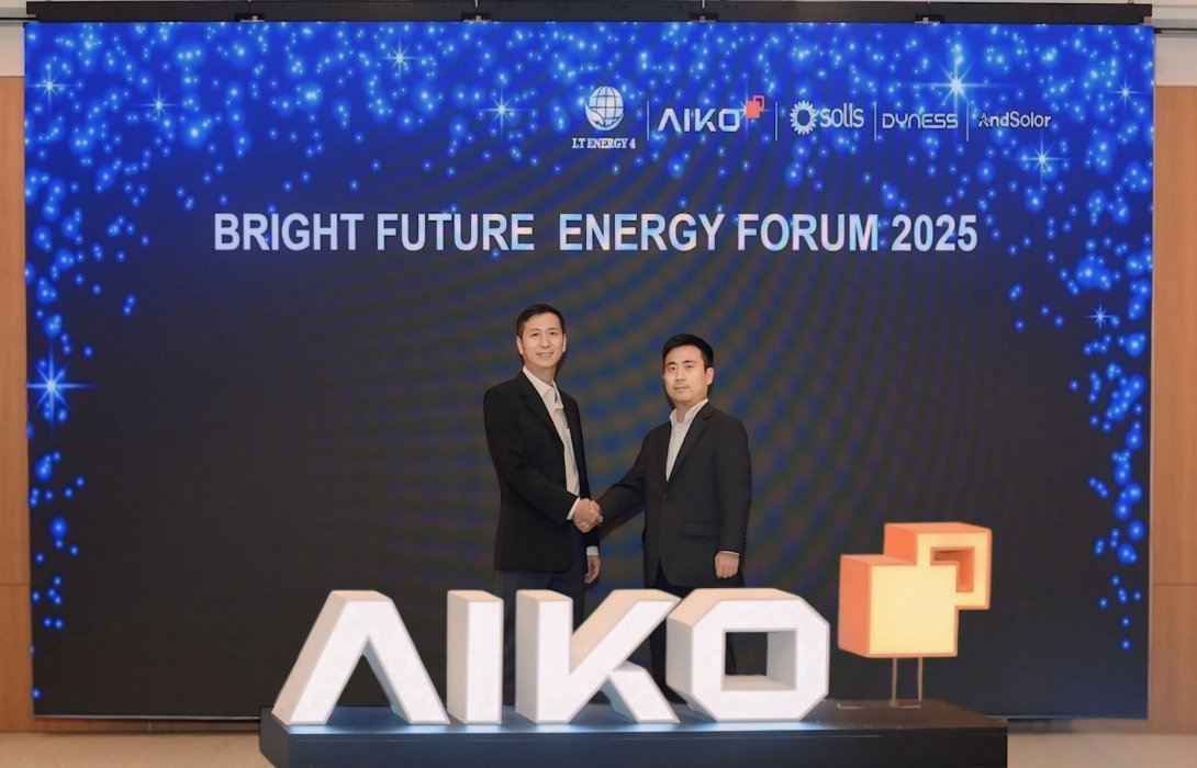 LT Energy 4 ร่วมกับ Aiko Solar เปิดตัวเทคโนโลยีแผงโซลาร์เซลล์รุ่นใหม่ล่าสุด Generation 3เทคโนโลยี ABC, InvisiRibbon และ ZeroGap โดดเด่นด้านประสิทธิภาพที่ดีกว่า หรูหรา ไร้เส้นบังแสงด้านหน้า  