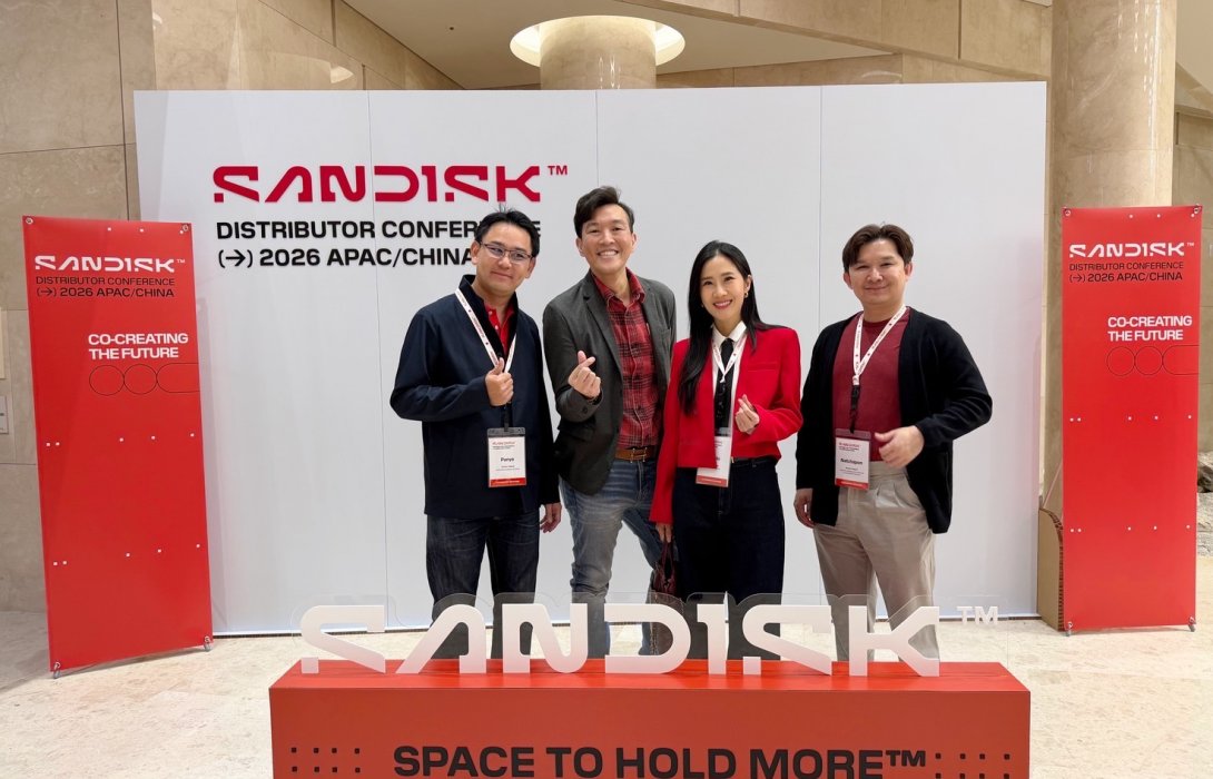 SYNNEX คว้า TOP PARTNER AWARD 2026 จาก SanDisk ตอกย้ำบทบาทพันธมิตรทางธุรกิจในการขับเคลื่อนตลาด Data Storage ในภูมิภาคเอเชียแปซิฟิก ญี่ปุ่น และจีน