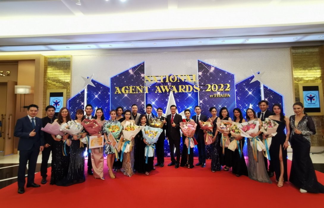 ตัวแทนโตเกียวมารีนประกันชีวิตรับรางวัลอันดับ 3-4 ตัวแทนยอดเยี่ยมแห่งชาติประจำปี 2565