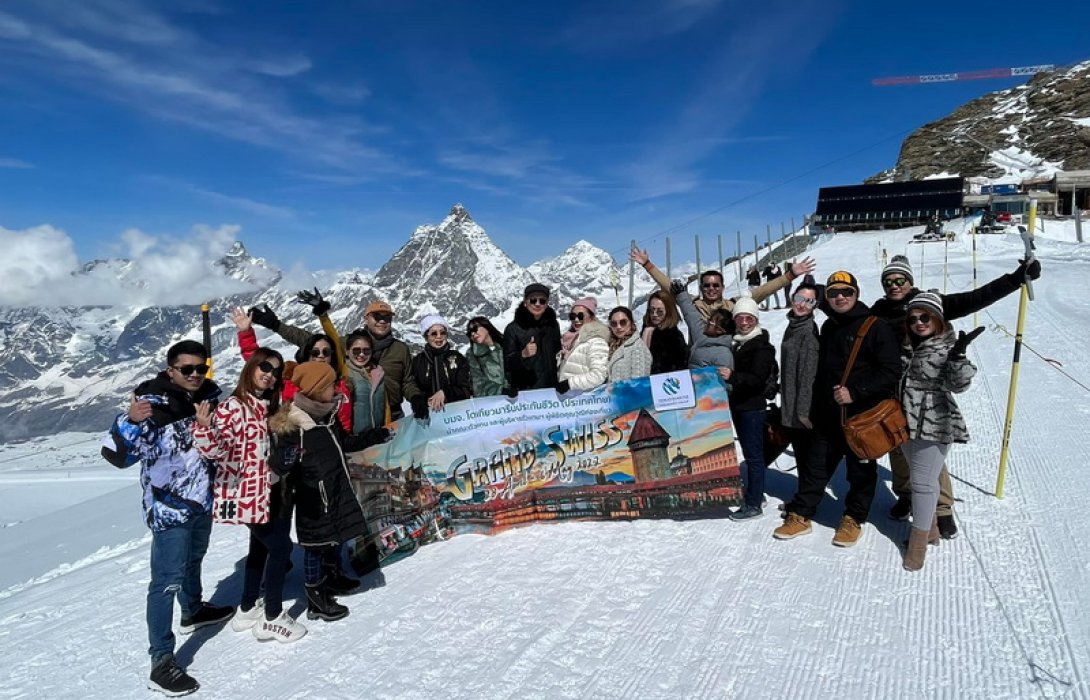 โตเกียวมารีนประกันชีวิตนำผู้บริหารและตัวแทนท่องเที่ยวสวิสเซอร์แลนด์ 