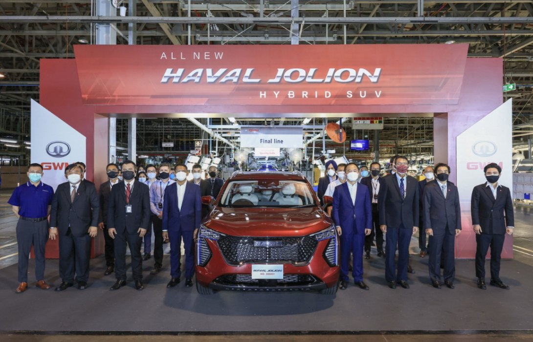 เกรท วอลล์ มอเตอร์ เฉลิมฉลองAll New HAVAL JOLION Hybrid SUV คันแรกของโลกจากสายการผลิต