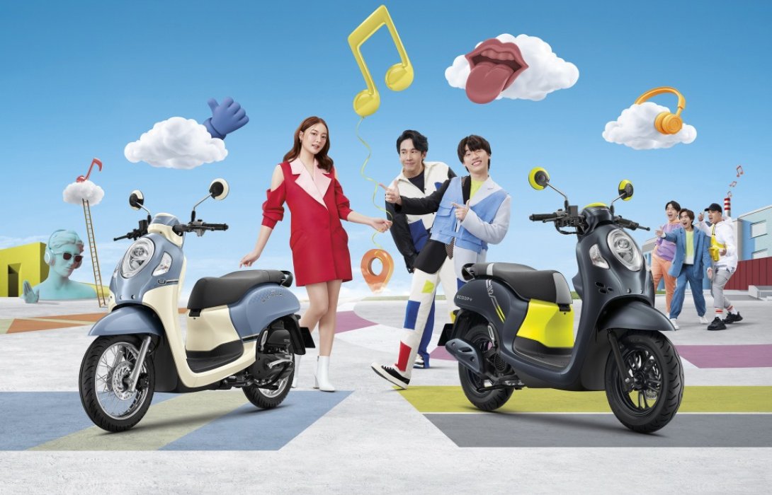  ฮอนด้าเปิดตัว New Scoopy เพิ่มความสนุกใหม่ ตอบรับทุกไลฟ์สไตล์วัยรุ่น 