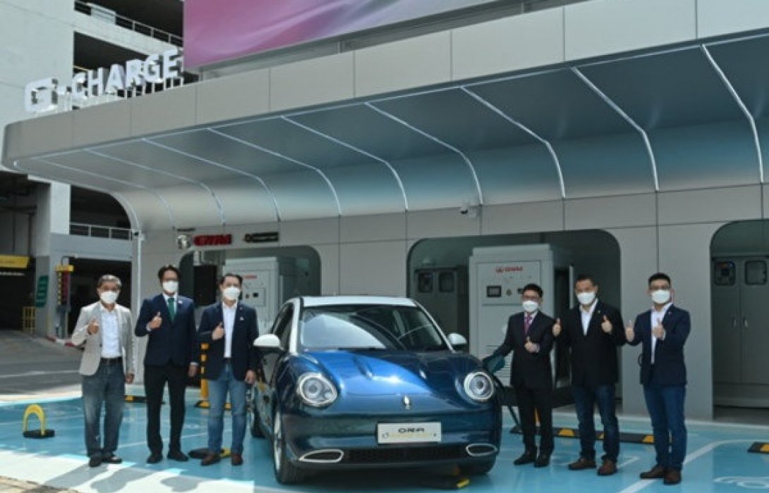 GWM เปิดตัวสถานีชาร์จรถยนต์ไฟฟ้าG-Charge Supercharging Station แห่งแรกของโลกในไทย