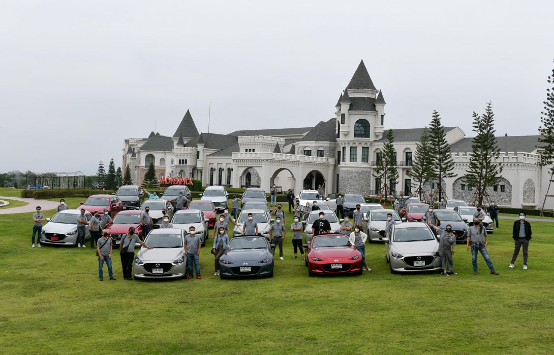 ขับ มาสด้า 2 ทดสอบครั้งใหญ่  ร่วมขบวน30คันมุ่งเขาใหญ่ ปากช่อง