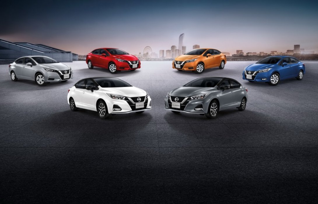 นิสสัน อัลเมร่า ใหม่ เสริมความสปอร์ตพรีเมียม ดีไซน์ภายนอกสปอร์ตเข้มทูโทน ตกแต่งสีดำเงา 