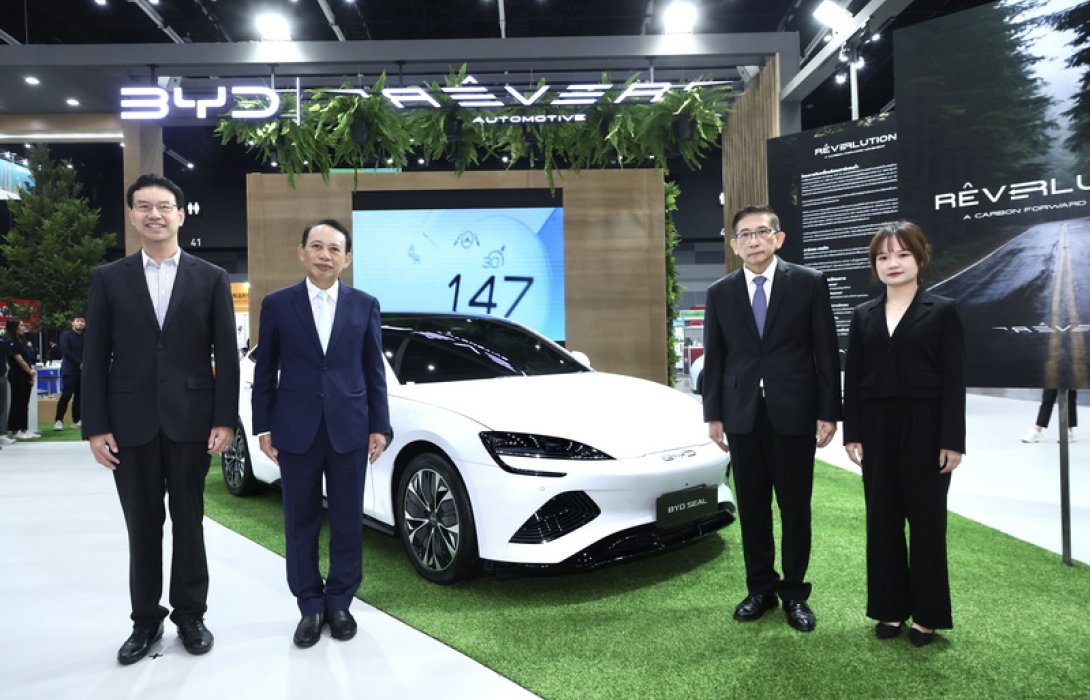 BYD นำทัพรถยนต์ไฟฟ้าโชว์งาน 2023 GREEN TECH EXPO