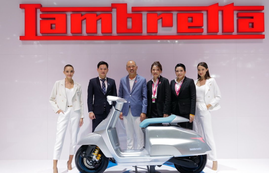 LAMBRETTA จัดหนัก ส่งท้ายปี! ฉลองครบรอบ 76 ปี ขนทัพรถตำนานสกู๊ตเตอร์อิตาลีแน่นบูธ ในงาน Motor Expo 2023 ไฮไลท์รุ่น “Elettra”  EV-Concept บินตรงจากอิตาลี โชว์ตัวครั้งแรกในไทย!