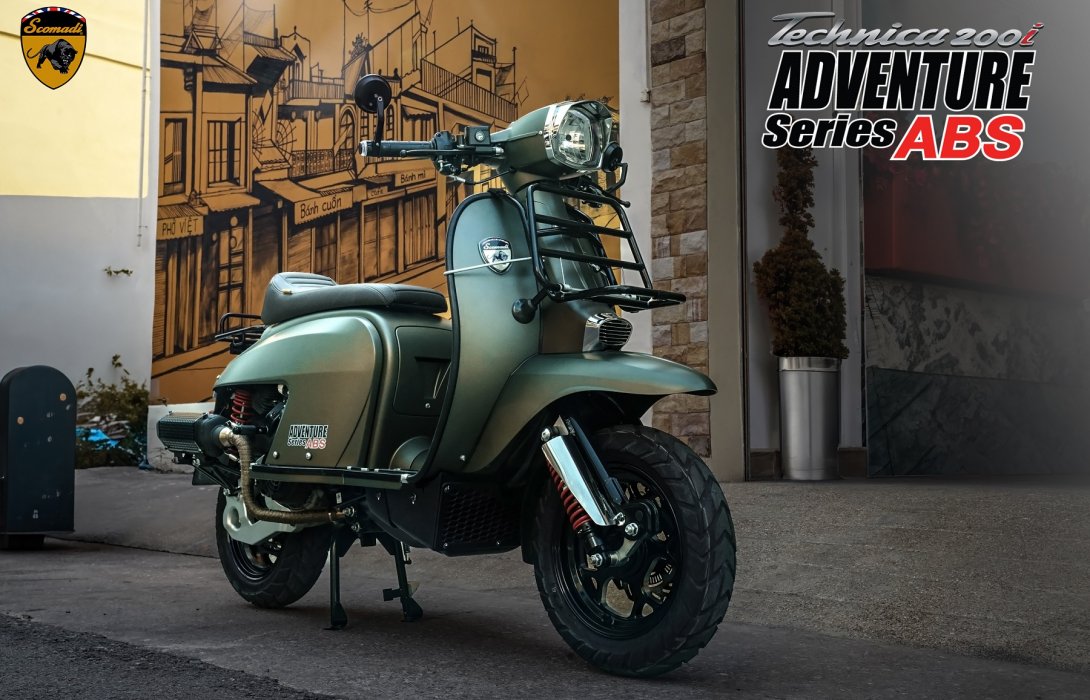 “สโกมาดิ” เปิดตัว Technica 200i Adventure Series ABS และ Technica 200i Urban Series ABS มาพร้อมระบบเบรค ABS และตัวเลือกสีใหม่ รองรับทุกไลฟ์สไตล์ของคนรักสกู๊ตเตอร์คลาสสิก