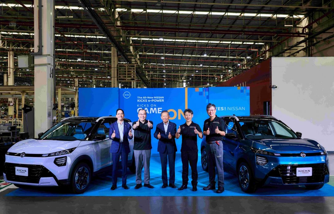 นิสสัน ประเทศไทย เปิดสายการผลิต “นิสสัน คิกส์ อี-พาวเวอร์ ใหม่”