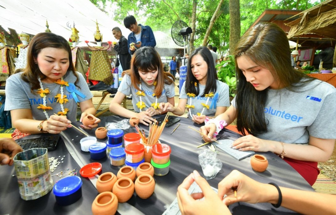 อาสาสมัครทีเอ็มบี ร่วมสร้างสรรค์ พัฒนาชุมชน ฟื้นฟูตำนานด่านวัดขนอน เปลี่ยนชุมชนเพื่อความยั่งยืน 