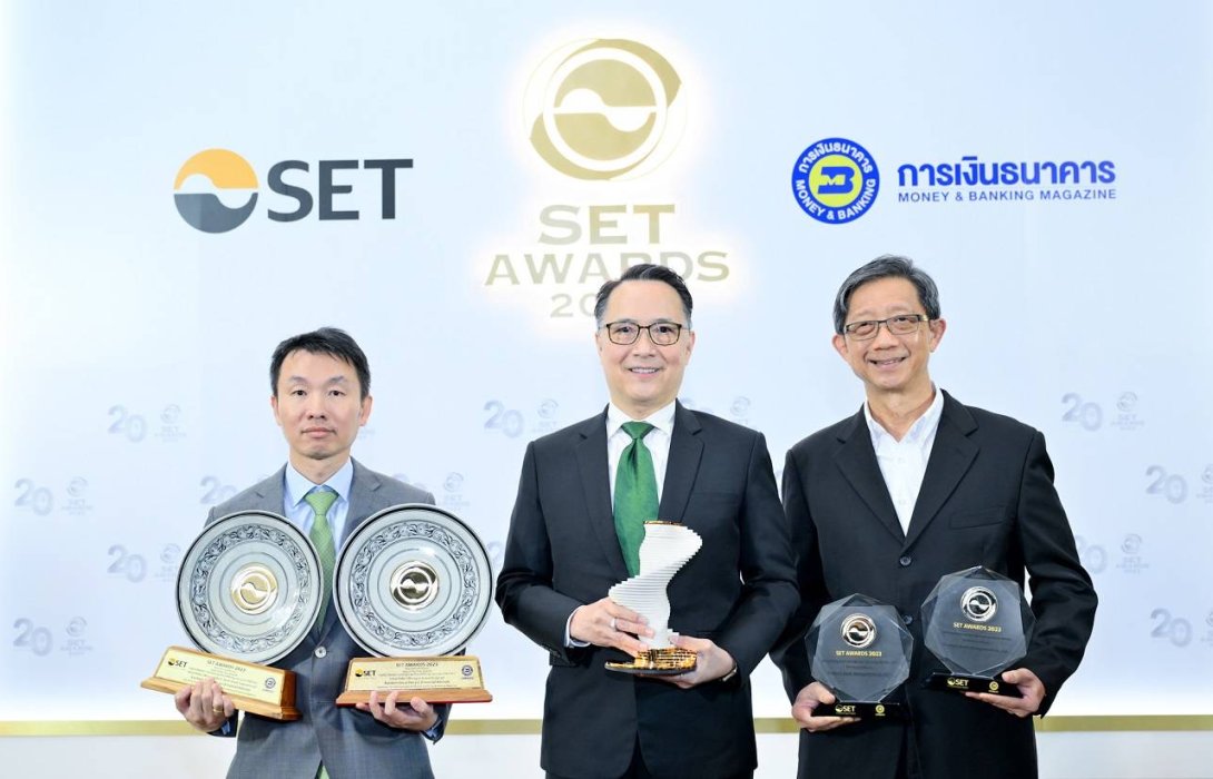 กสิกรไทยกวาด 5 รางวัล จาก SET Awards 2023