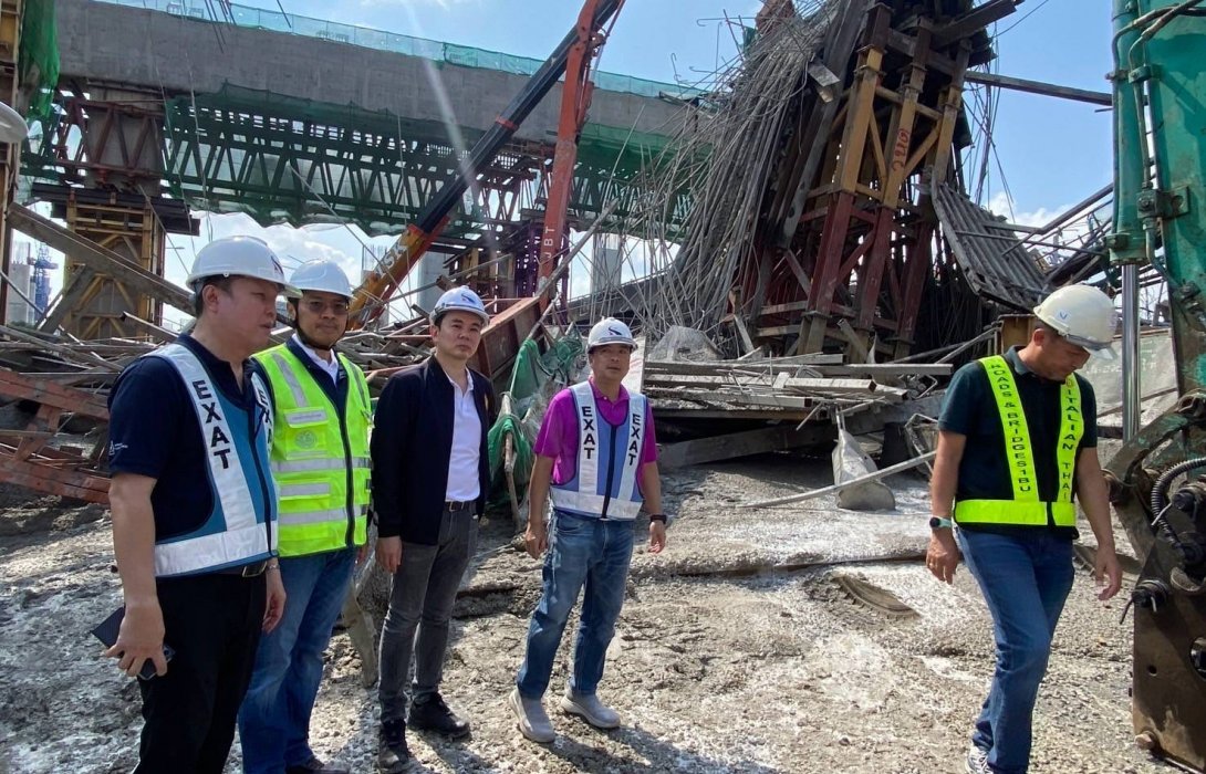 กทพ.สั่งการเร่งเยียวยา เหตุคานสะพานก่อสร้างทรุดตัวบริเวณด่านฯ ดาวคะนอง ทางพิเศษเฉลิมมหานคร