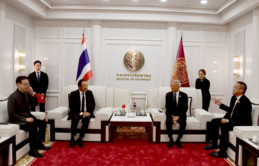 “พิพัฒน์–ทูตญี่ปุ่น” กระชับความร่วมมือคมนาคม เดินหน้าระบบราง–ท่าเรือ–ความปลอดภัยทางถนน ยกระดับโครงสร้างพื้นฐานไทยด้วยเทคโนโลยีญี่ปุ่น