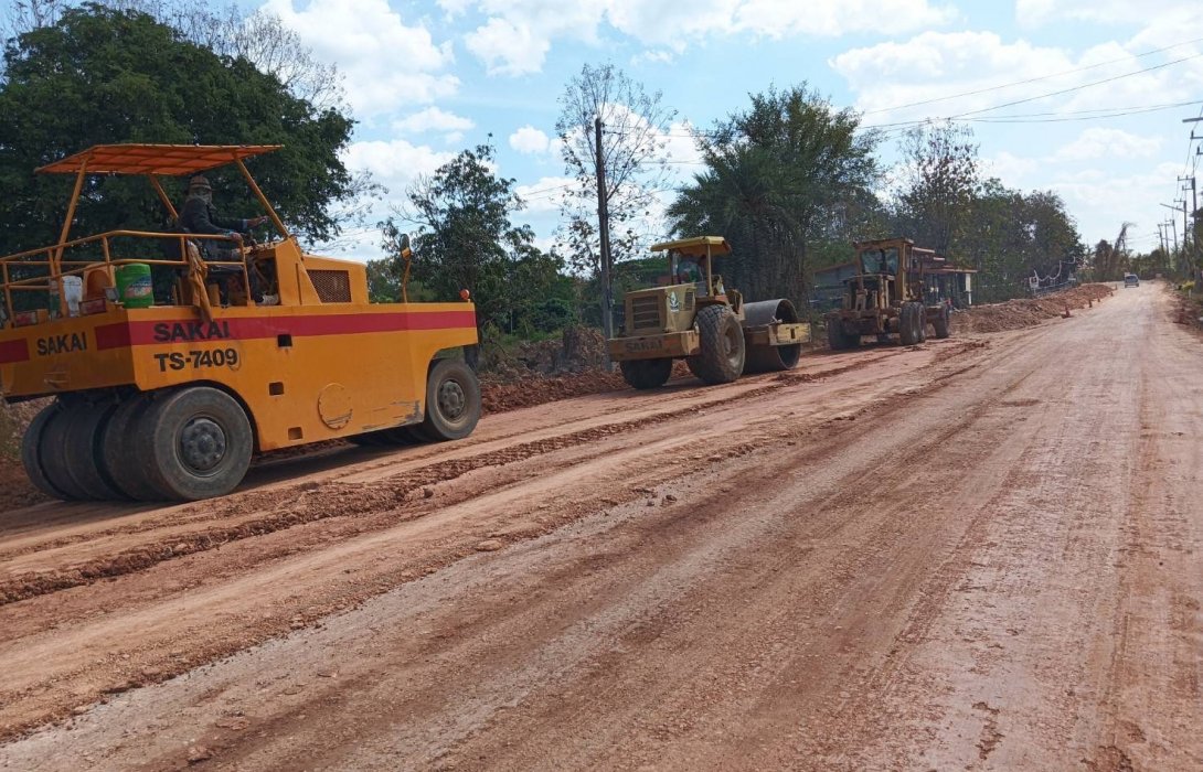 ถนนเลียบแม่น้ำโขงนาคาวิถี ช่วงสะพานมิตรภาพไทย - ลาว (แห่งที่ 2) - พระธาตุพนม จ.มุกดาหาร, จ.นครพนม คืบ 44% คาดเปิดปี 70