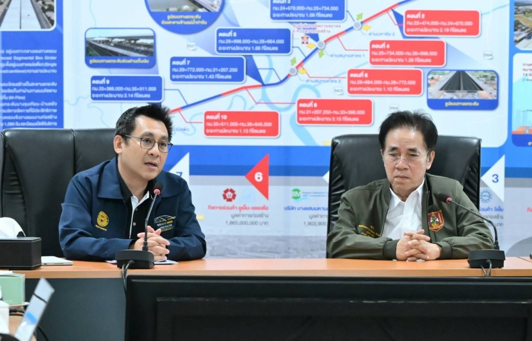 กรมทางหลวง จับมือ วสท. ลงพื้นที่โครงการก่อสร้าง M82 พระราม 2 ตรวจเข้มความปลอดภัย 