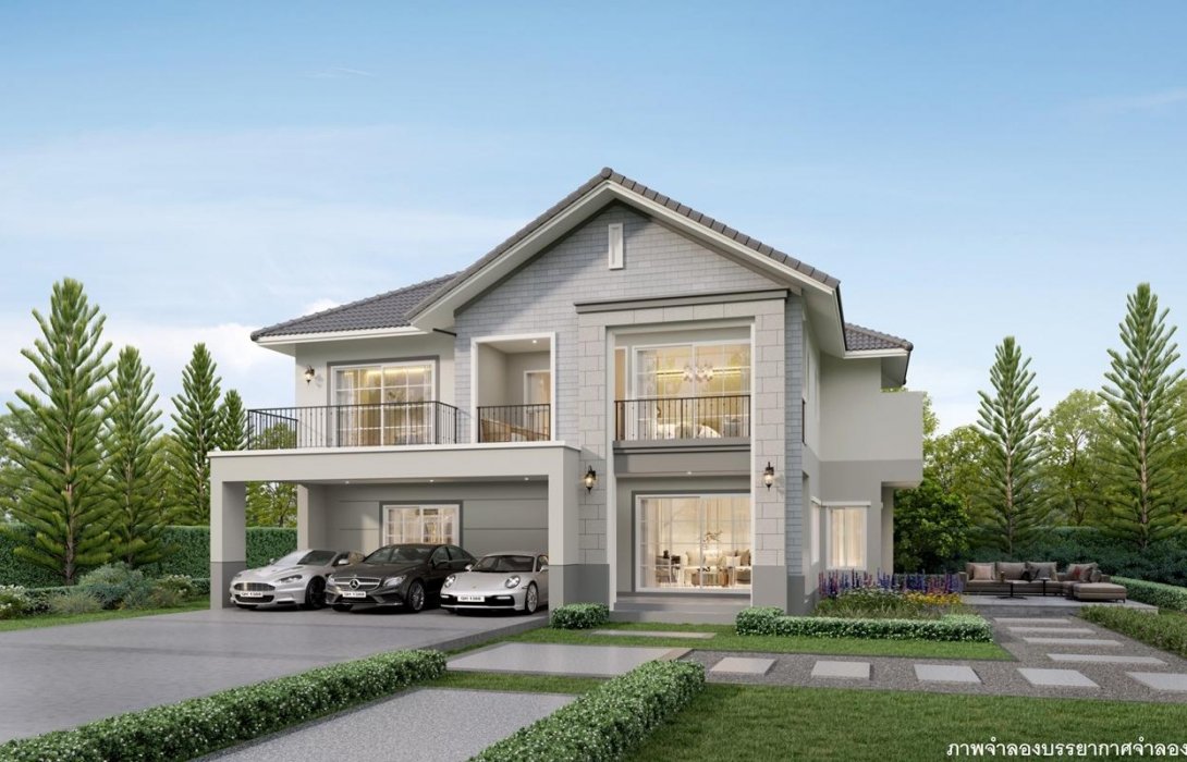 ควอลิตี้เฮ้าส์ เปิดตัวแบบบ้านซีรี่ย์ใหม่ โครงการ วรารมย์ วัชรพล เพิ่มสิน สไตล์ Modern English Cottage  