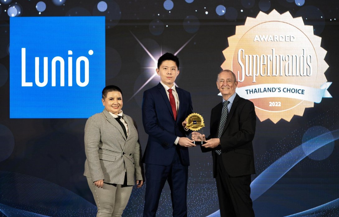Lunio แบรนด์ที่นอนไทยอันดับหนึ่งคว้ารางวัล Superbrands และ Influencer award