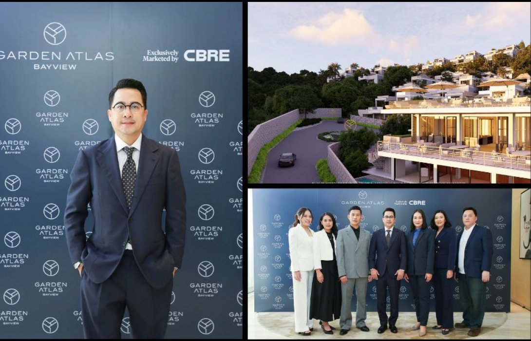 ‘การ์เด้น แอทลาส’ ทุ่ม 2,000 ลบ. ปั้นโปรเจ็กต์ GARDEN ATLAS BAYVIEW  วิลล่าสุดหรูสไตล์ Modern Bali Contemporary “อ่าวมะขาม” แหลมพันวา วิวพาโนรามา 180 องศา ราคาเฉลี่ยหลังละ 150 ลบ. 