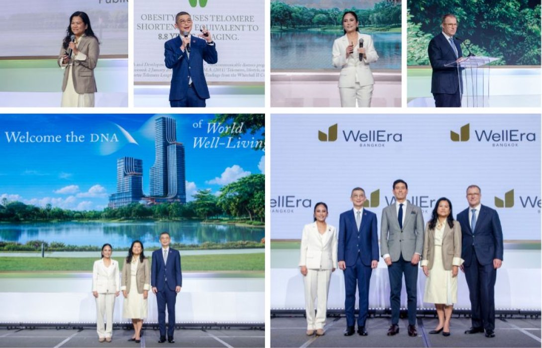 WellEra Bangkok ฟาดงบลงทุนกว่า 29,000 ล้านบาท ผนึก Capella พันธมิตรระดับโลก ปั้น WellEra (เวล-เอ-ร่า) โครงการ Wellness-Integrated Ecosystem ผลักดันประเทศไทยสู่การเป็น Wellness Hub ระดับโลก พร้อมตั้งเป้ายกระดับเศรษฐกิจสุขภาพให้มีมูลค่ากว่า 1.98 ล้านล้านบาท